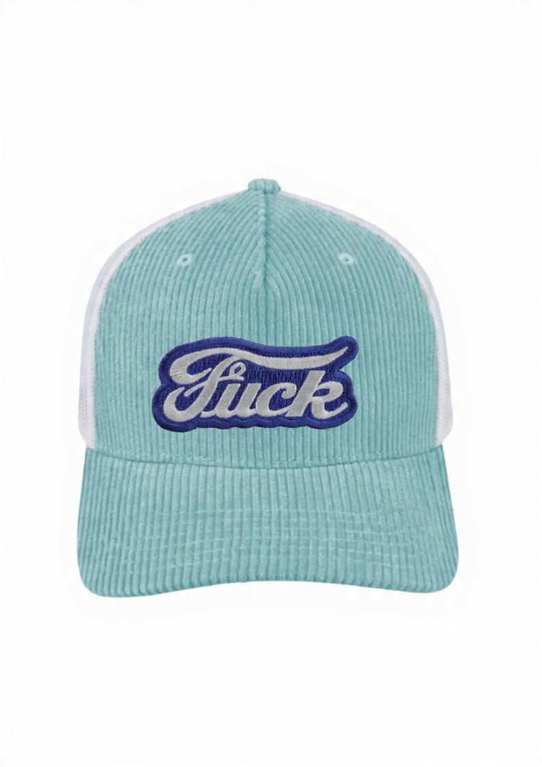 F- 5 Panel Corduroy Trucker Cap