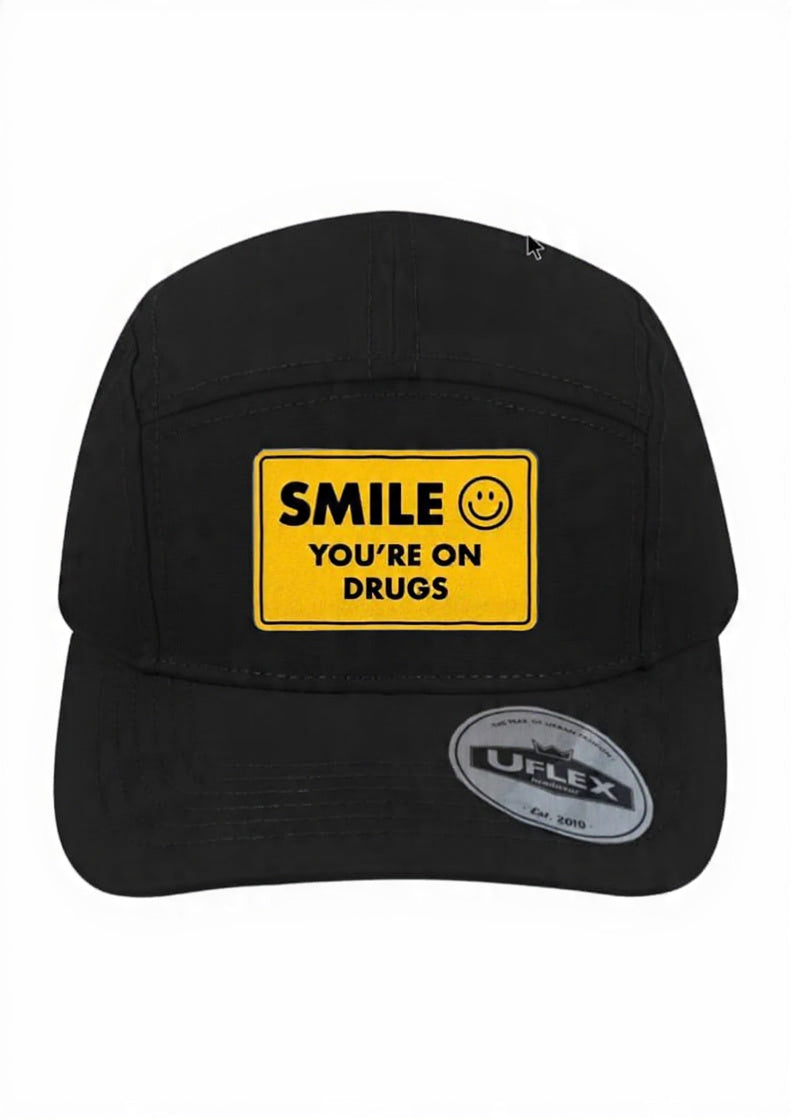 Smile 5 Panel Ripstop Cap