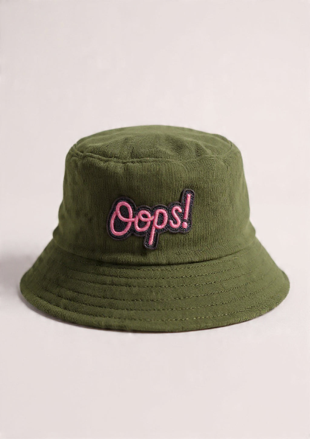 Oops! Corduroy Bucket Hat
