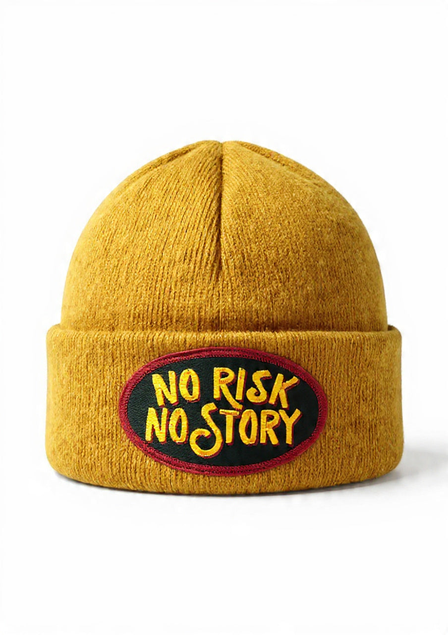 No Risk No Story Fleece Beanie