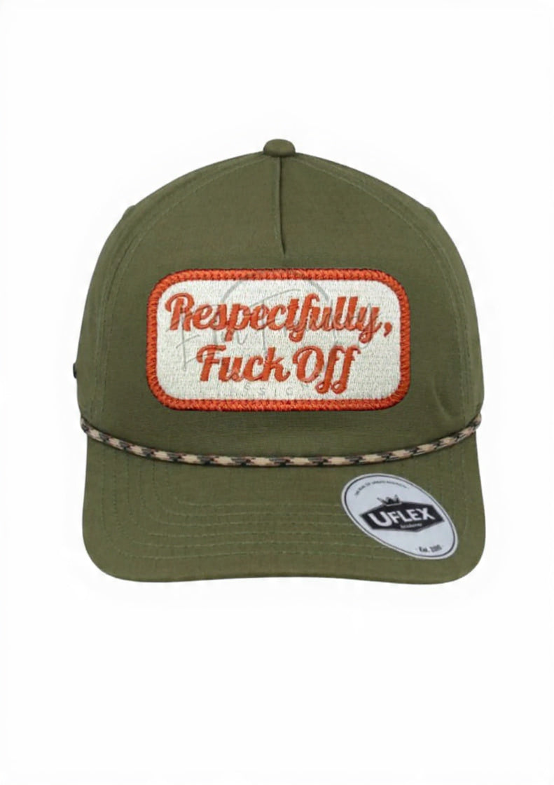 F- Off 5 Panel Ripstop Dad Cap